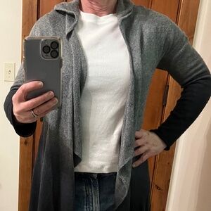 Acrobat Silk and Cashmere long Cardigan - one size